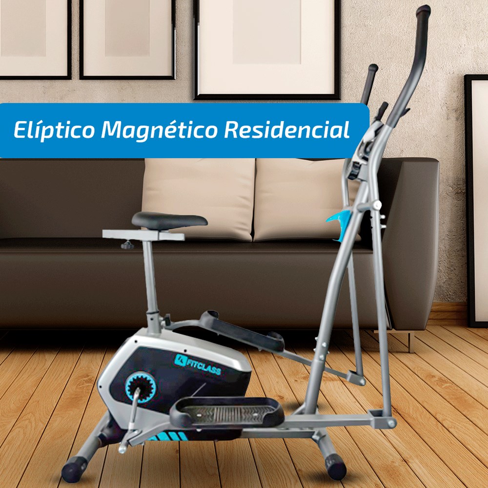 Elíptico Transport Magnético Residencial Ahead Sports Cinza