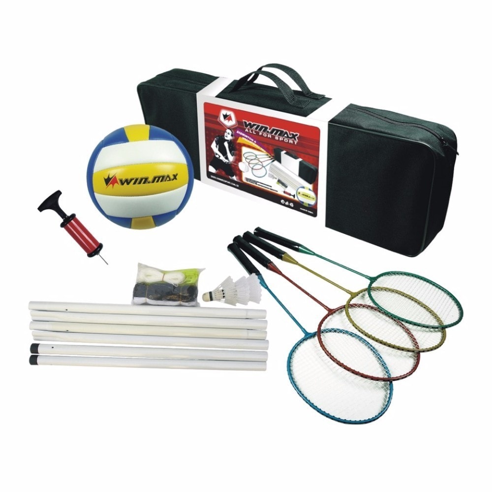 Kit Badminton Vôlei Winmax WMY02045 Para Familia Kit Badminton Vôlei Winmax WMY02045 Para Familia