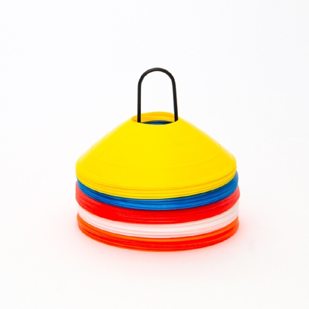 Kit Mini Cones de Agilidade com 50 Peças Coloridas Vollke