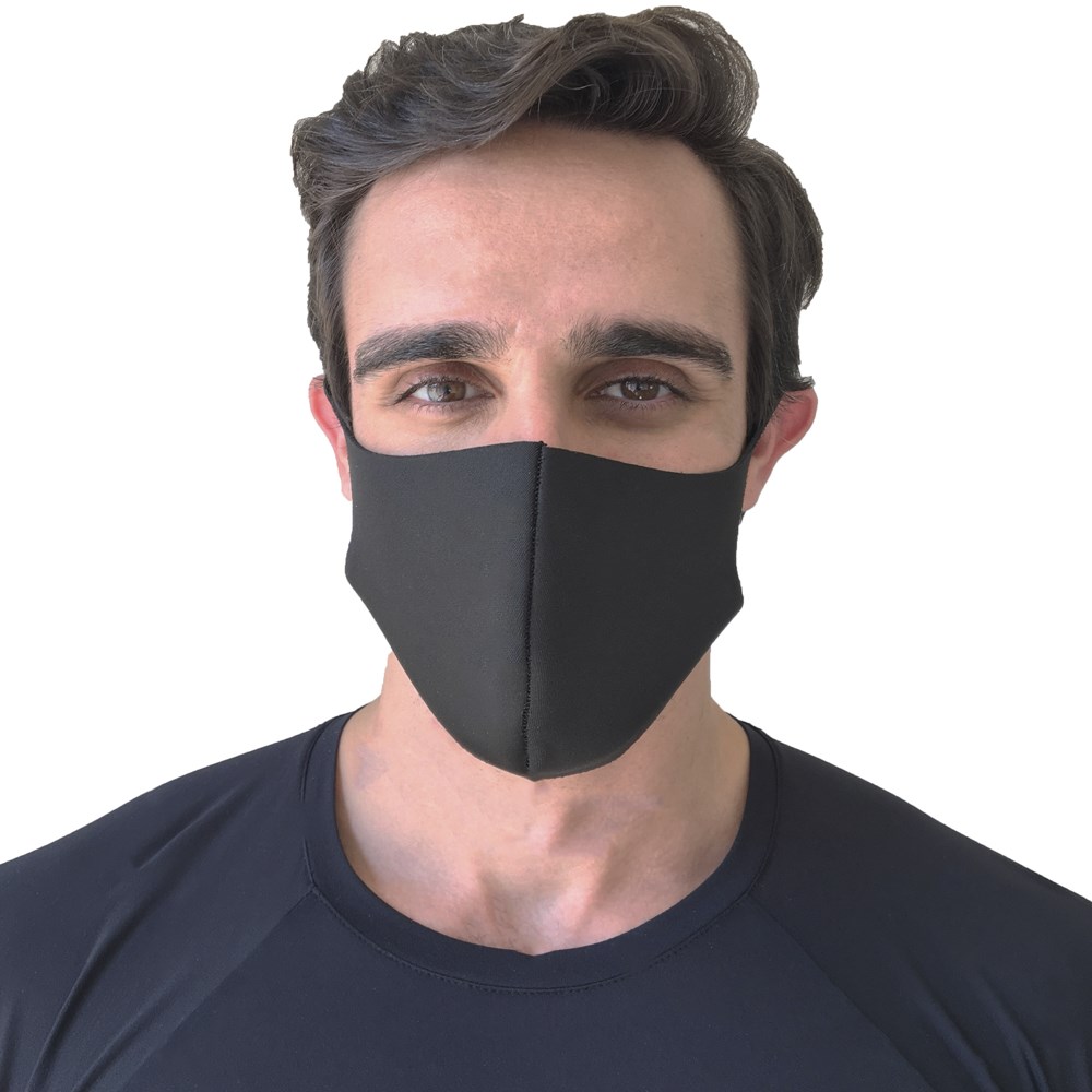 Máscara de Proteção Respiratória em Neoprene Lavável Preto